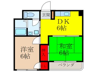 フラッツクレハの物件間取画像